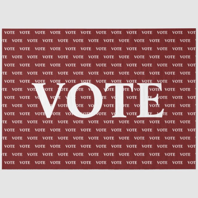 Vote  tissue paper (Front)