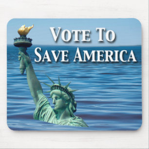 Vote to Save America This Election Mouse Pad