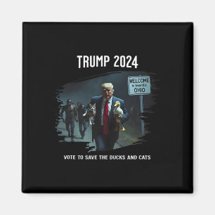 Vote To Save The Duck And Cats Trump President 202 Magnet