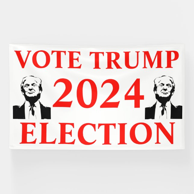 Vote Trump 2024 Election Banner (Horizontal)