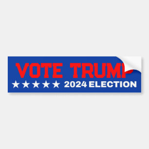 Vote Trump 2024 Election Bumper Sticker