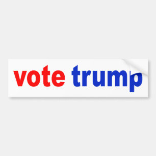 "vote trump" bumper sticker