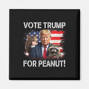 Vote Trump For Peanut The Squirrel 2 Magnet