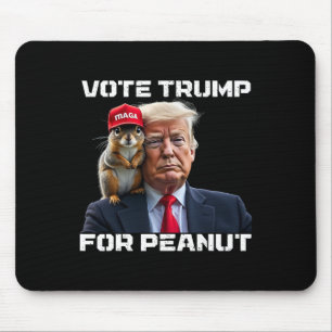Vote Trump For Peanut The Squirrel 2 Mouse Pad