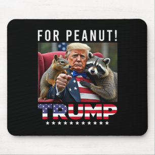 Vote Trump For Peanut The Squirrel 3 Mouse Pad