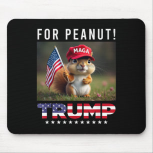 Vote Trump For Peanut The Squirrel Trump 2025 Mouse Pad