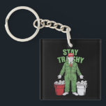 Vote Trump Garbage Man Stay Trashy 2024 Election  Key Ring<br><div class="desc">Vote Trump Garbage Man Stay Trashy 2024 Election President</div>