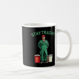 Vote Trump Garbyge Man Stay Trashy 2025 Election P Coffee Mug