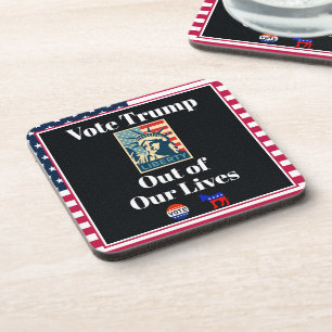 Vote Trump Out of Our Lives Coaster