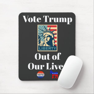 Vote Trump Out of Our Lives Mouse Pad