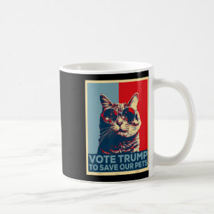 Vote Trump To Save Our Pets 2025 Coffee Mug