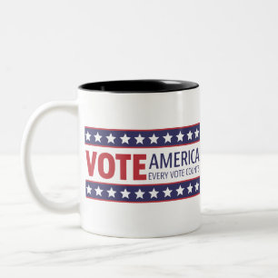 Vote Two-Tone Coffee Mug