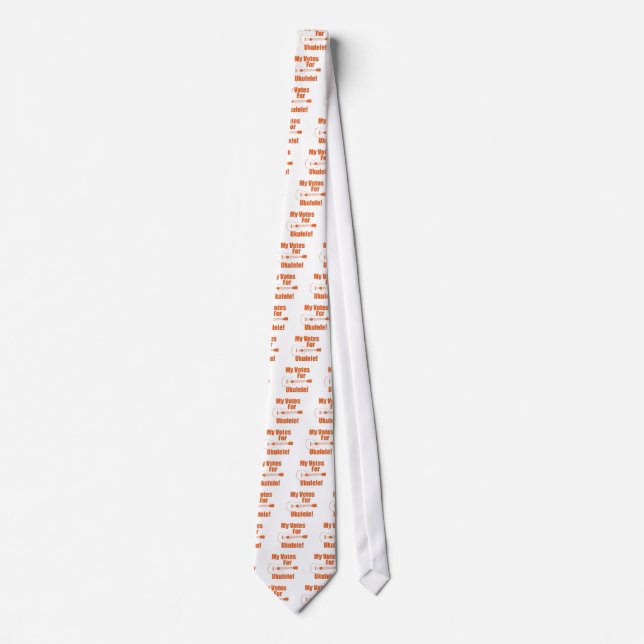 Vote Ukulele Tie (Front)
