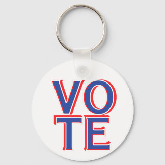 Vote US Elections Patriotic  Key Ring