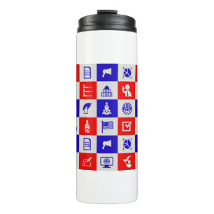 vote USA election Thermal Tumbler