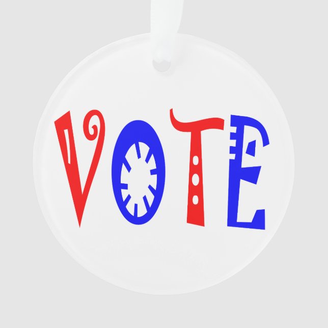 VOTE USA ORNAMENT (Front)