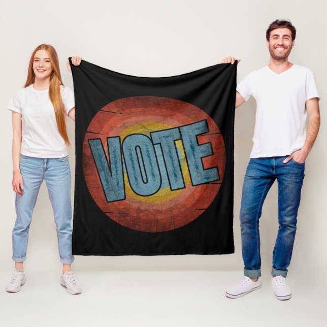 VOTE VINTAGE FLEECE BLANKET (In Situ)