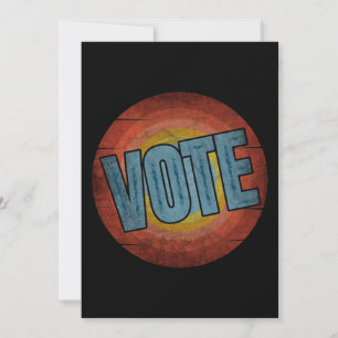 VOTE VINTAGE INVITATION