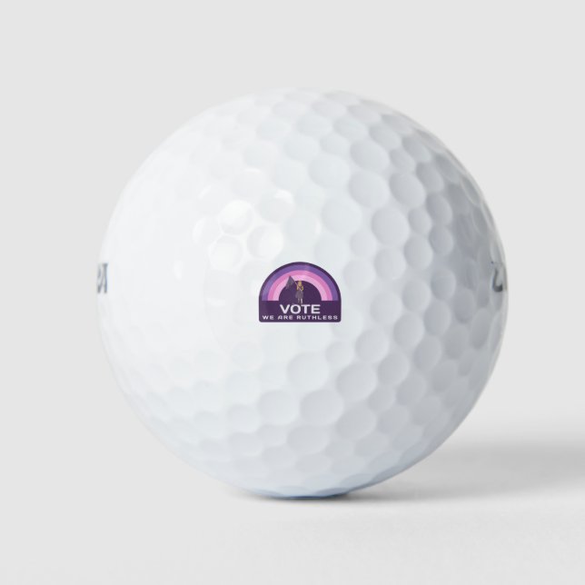 Vote We Are Ruthless Golf Balls (Front)