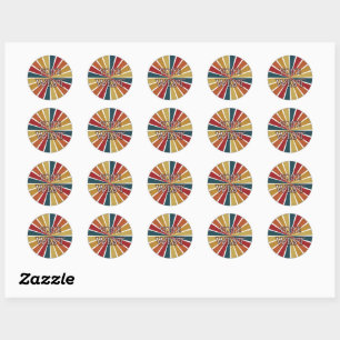 Vote West Independent Classic Round Sticker