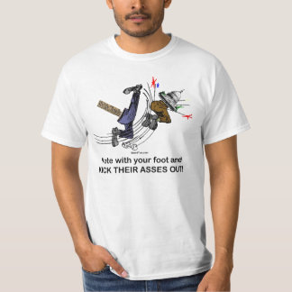 Vote With Foot - T-Shirt - F&B