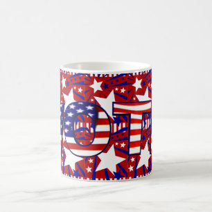 Vote with Stars and Stripes - Magic Mug