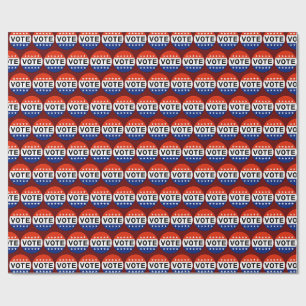 Vote Wrapping Paper