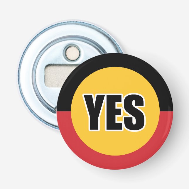 Vote yes bottle opener (Front)