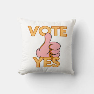 Vote yes cushion