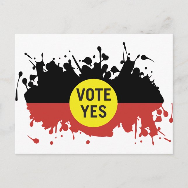 Vote Yes Indigenous Voice to Parliament Postcard (Front)