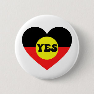 Vote Yes To The Voice - Indigenous Voice 6 Cm Round Badge