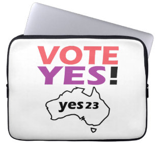Vote Yes To The Voice Of Indigenous Australian  Laptop Sleeve