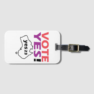 Vote Yes To The Voice Of Indigenous Australian Luggage Tag