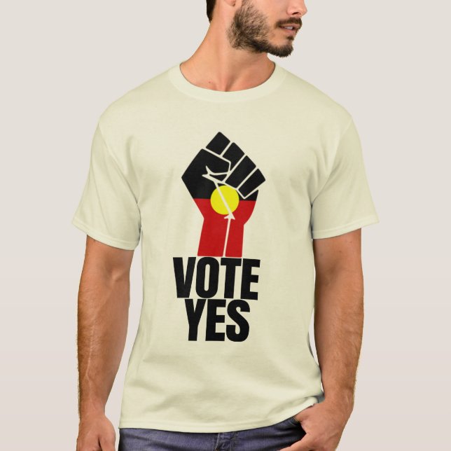 Vote Yes To The Voice - Vote Yes Australia T-Shirt (Front)