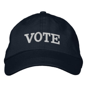 VOTE (You May Change the Words) Embroidered Hat