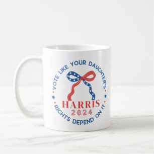 Vote Your Daughter's Rights Harris 2024 Coffee Mug