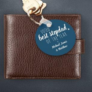 Voted Best Stepdad of the Year by .. Blue Keychain