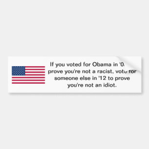 Voted for Obama Bumper Sticker