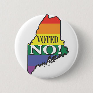 Voted No! 6 Cm Round Badge