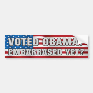 Voted Obama? Bumper Sticker
