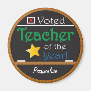 Voted, Teacher of the Year Magnet