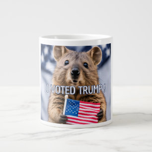 Voted Trump Large Coffee Mug