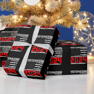VoteMaxing 2024 Trump Presidential Election Wrapping Paper