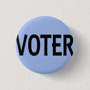 Voter 3 Cm Round Badge