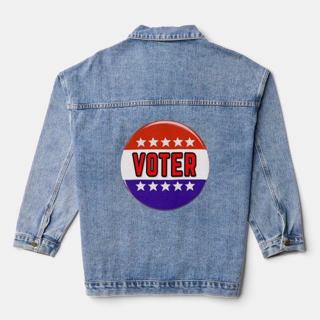 Voter Denim Jacket (Back)