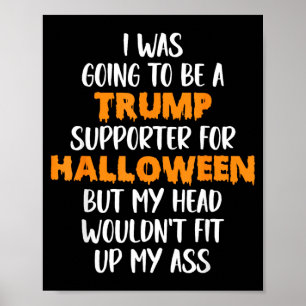 Voter for Halloween Costume Fun Anti- Poster