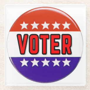 Voter Glass Coaster