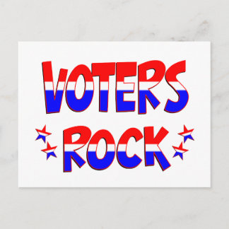 Voters Rock Postcard