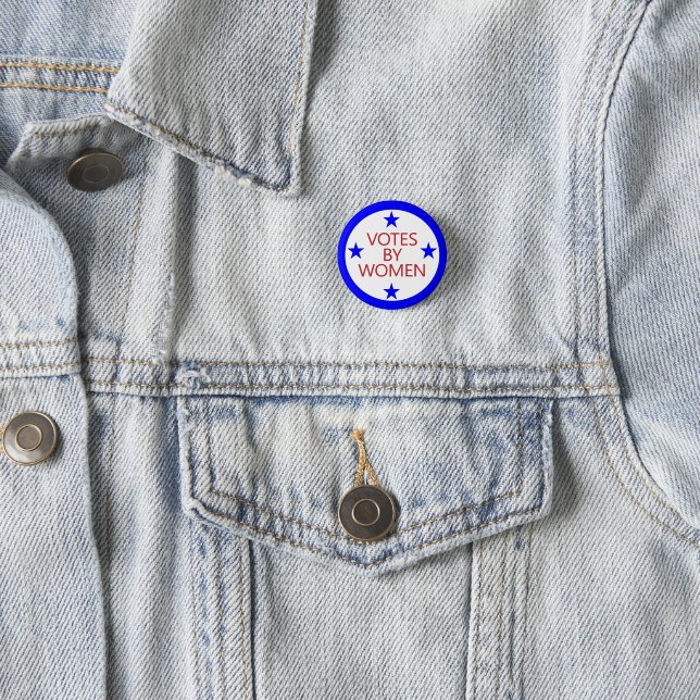 Votes By Women 3 Cm Round Badge (In Situ)