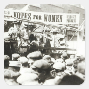 Votes for Women, August 1908 Square Sticker